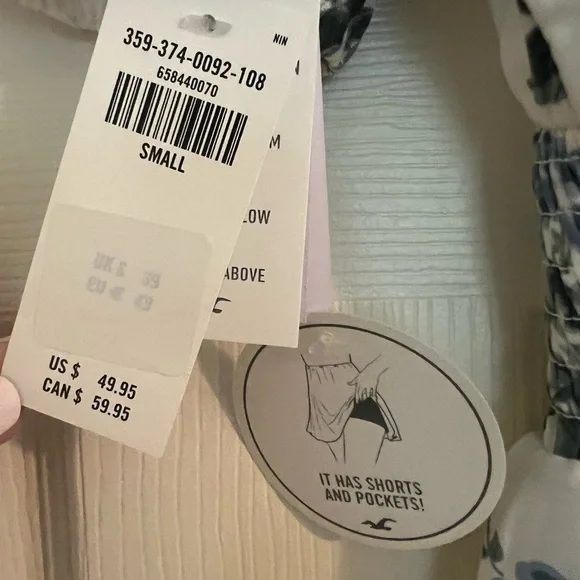 Hollister Blue Floral Mini Dress - Picture 4 of 4